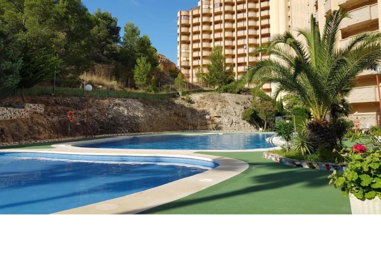 Apartamento Cumbre Loix, con parking privado y wifi gratis Benidorm Exterior foto